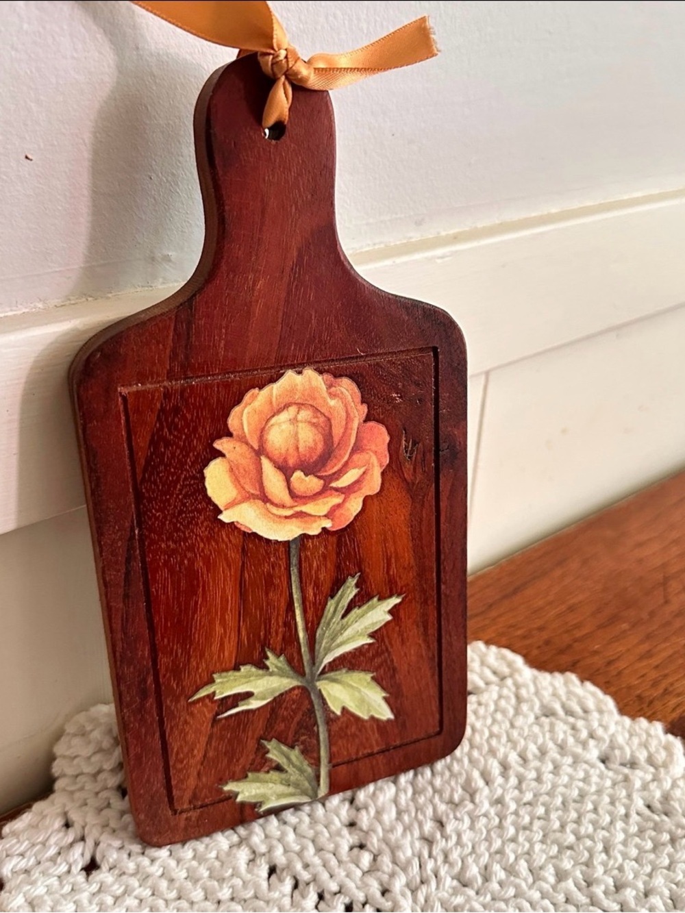 Wooden Handpainted cutting board decor